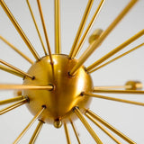 Edisonna Gold Sputnik Twenty Bulb Chandelier - Ornate Home
