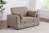 Edith Beige Sleeper Sofa Bed - Ornate Home