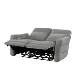 Edition Gray Power Double Reclining Loveseats - Ornate Home