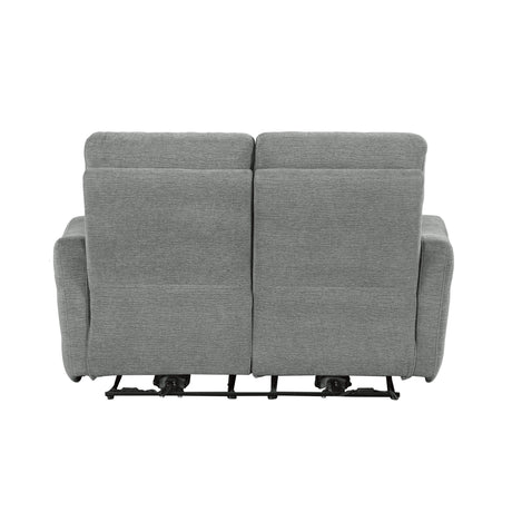 Edition Gray Power Double Reclining Loveseats - Ornate Home