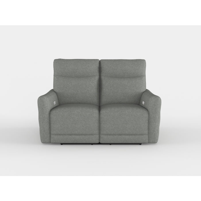 Edition Gray Power Double Reclining Loveseats - Ornate Home