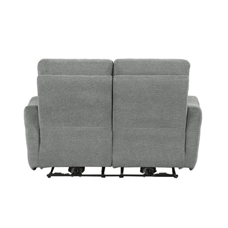Edition Gray Power Double Reclining Loveseats - Ornate Home
