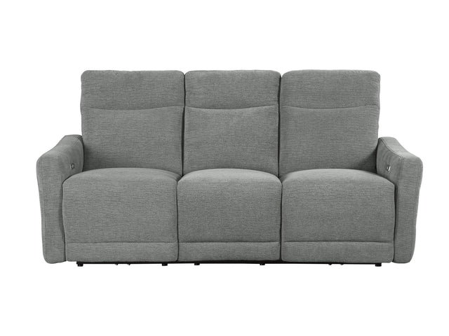 Edition Gray Power Double Reclining Sofas - Ornate Home