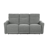 Edition Gray Power Double Reclining Sofas - Ornate Home