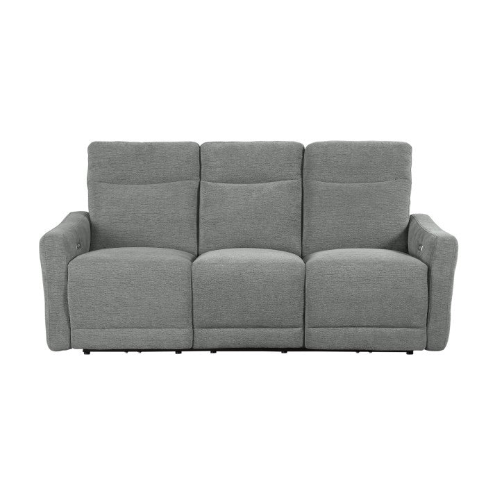 Edition Gray Power Double Reclining Sofas - Ornate Home