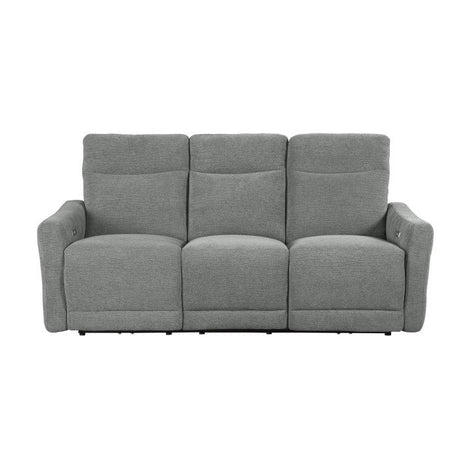 Edition Gray Power Double Reclining Sofas - Ornate Home
