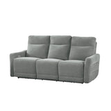 Edition Gray Power Double Reclining Sofas - Ornate Home
