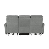 Edition Gray Power Double Reclining Sofas - Ornate Home