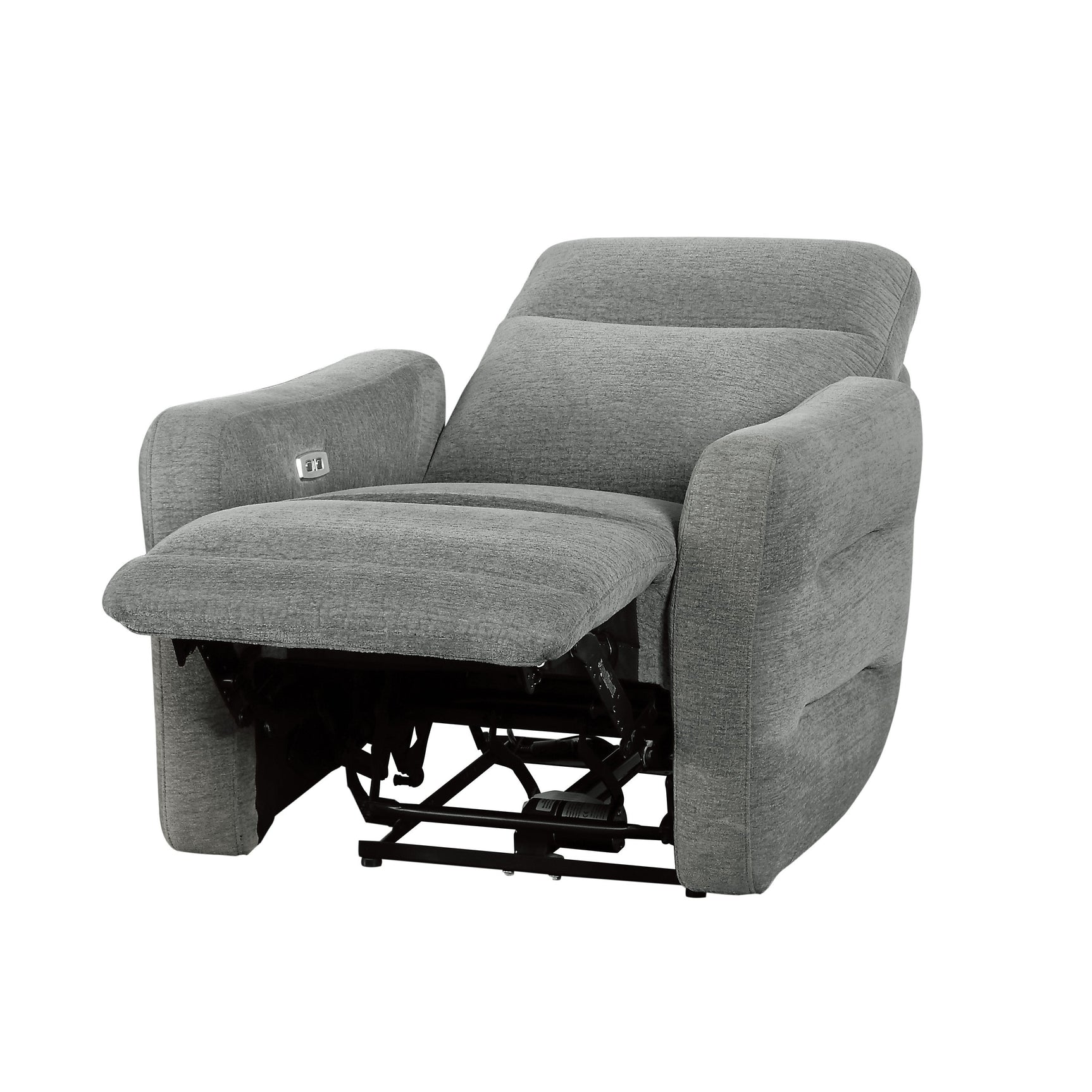 Edition Gray Power Reclining Chair - Ornate Home