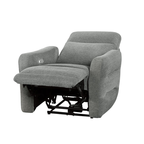 Edition Gray Power Reclining Chair - Ornate Home