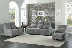 Edition Gray Power Reclining Chair - Ornate Home