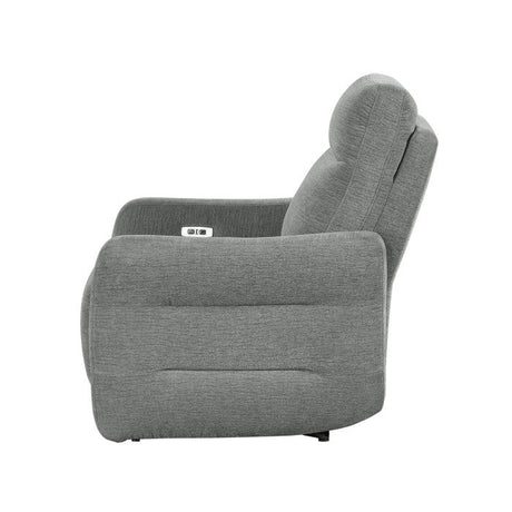 Edition Gray Power Reclining Chair - Ornate Home