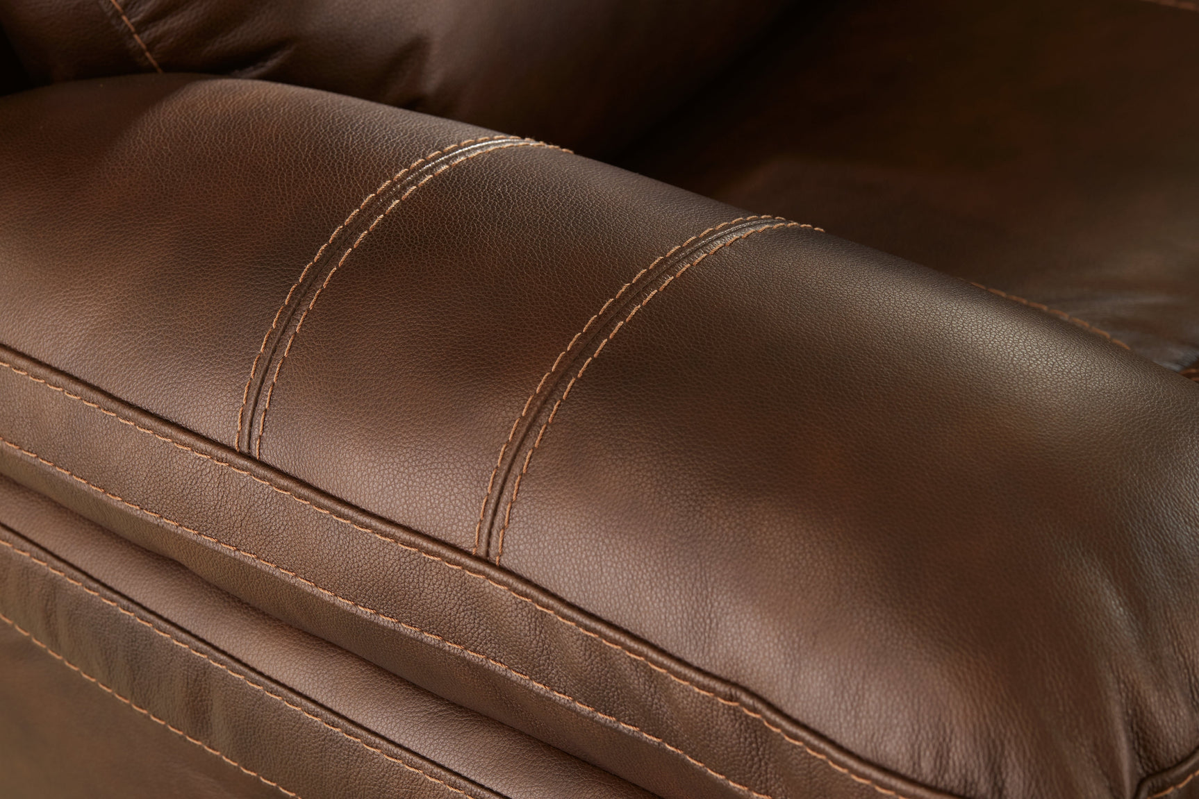 Edmar Chocolate Power Reclining Loveseat (Online Special Price) - Ornate Home