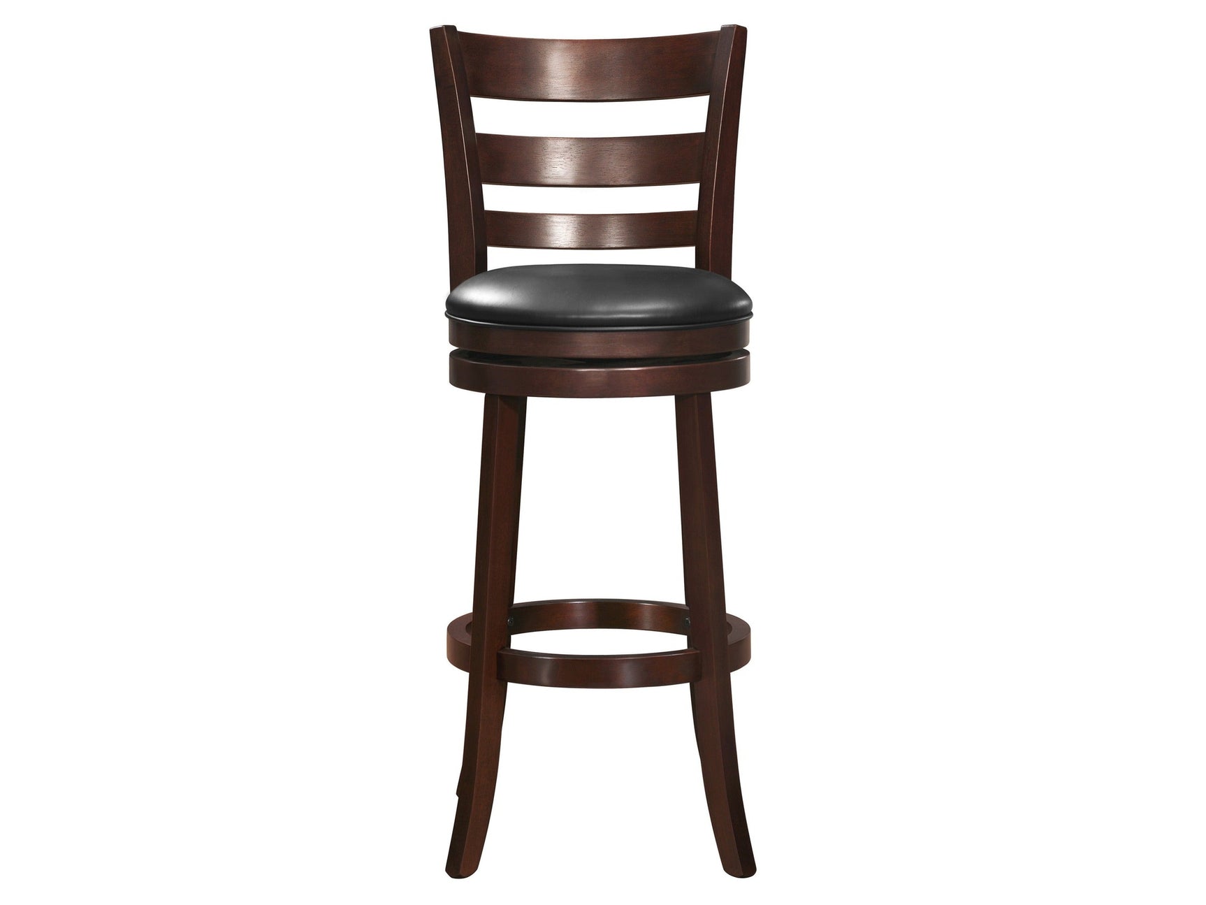 Edmond Dark Cherry Swivel Pub Height Chair - Ornate Home