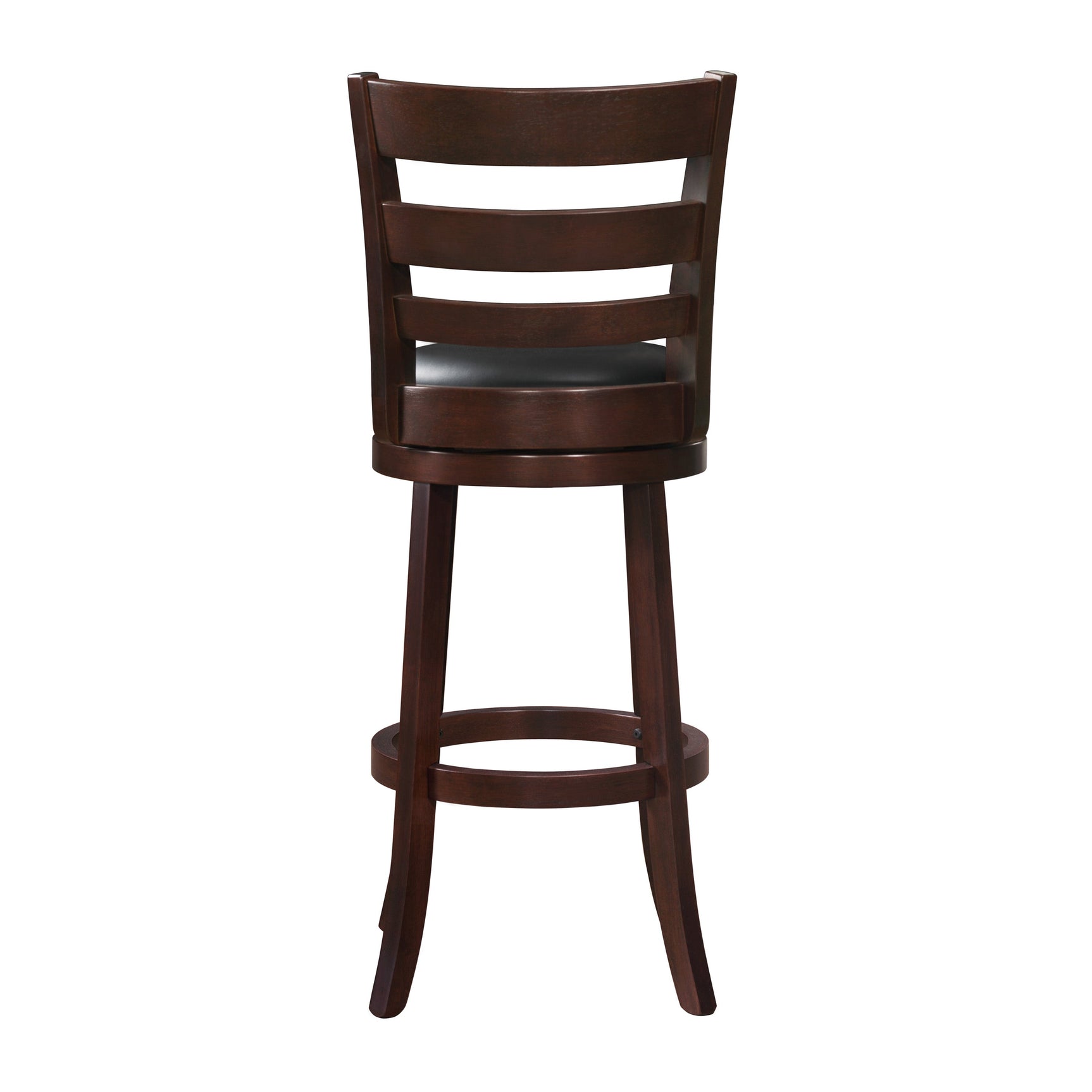 Edmond Dark Cherry Swivel Pub Height Chair - Ornate Home