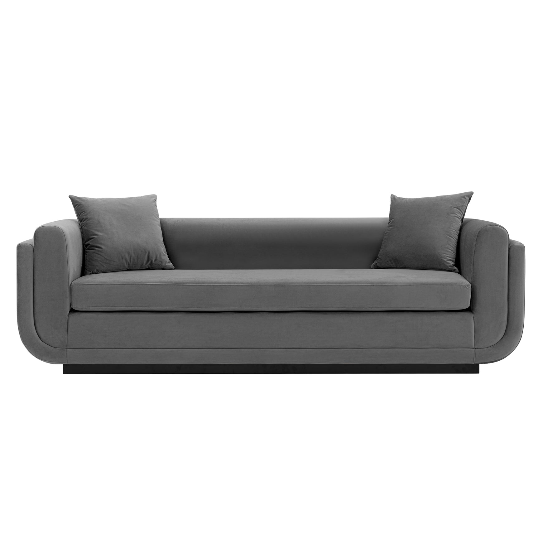 Edmonda Sofa in Dark Grey - Ornate Home