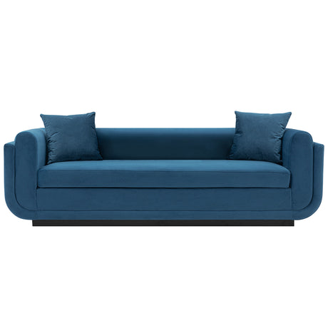 Edmonda Sofa in Sapphire Blue - Ornate Home
