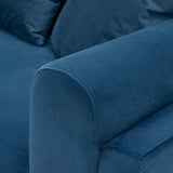 Edmonda Sofa in Sapphire Blue - Ornate Home