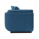 Edmonda Sofa in Sapphire Blue - Ornate Home