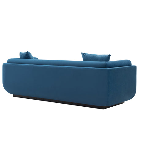 Edmonda Sofa in Sapphire Blue - Ornate Home