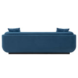 Edmonda Sofa in Sapphire Blue - Ornate Home