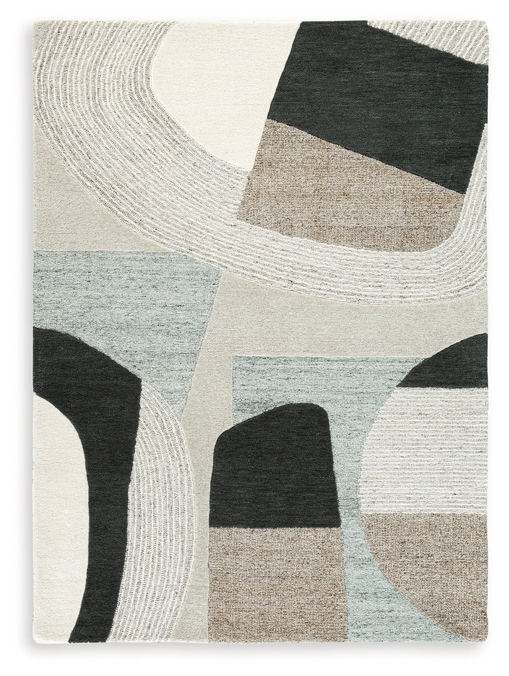 Edrickhill Grayish Teal/Taupe/Cream 5' x 7' Rug - Ornate Home