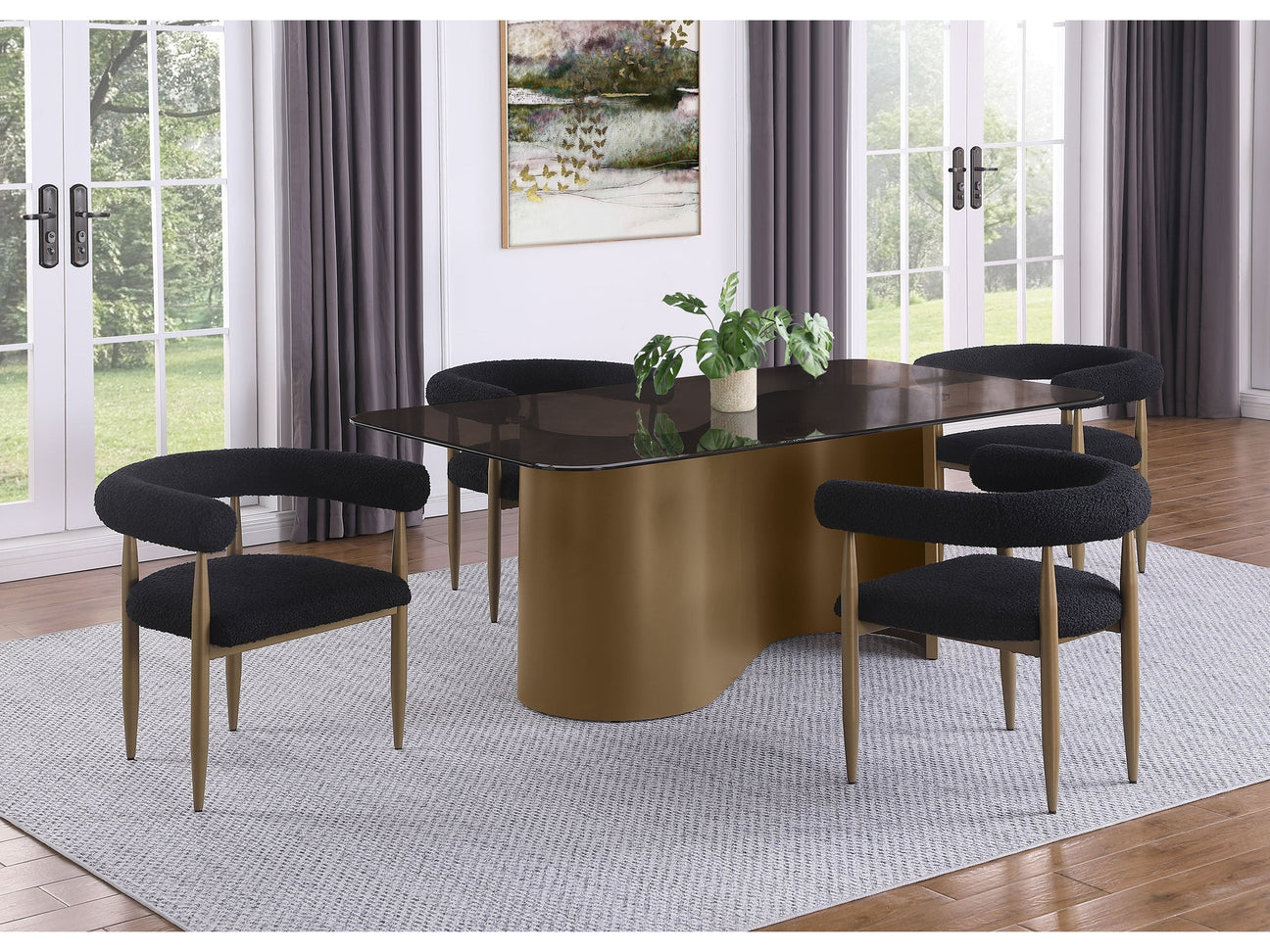 Edson Bronze Dining Room Set - Ornate Home