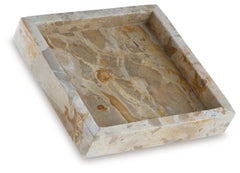 Edurton Light Beige Tray (Set of 2) - Ornate Home