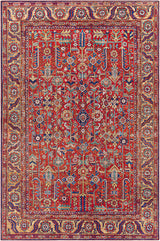 Edwardsburg Traditional Red Rug - Ornate Home