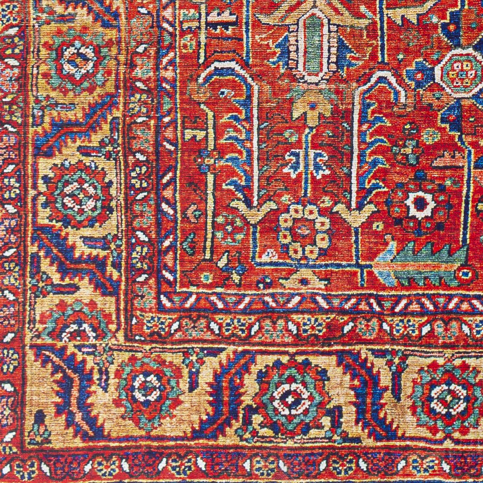 Edwardsburg Traditional Red Rug - Ornate Home