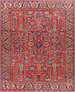 Edwardsburg Traditional Red Rug - Ornate Home