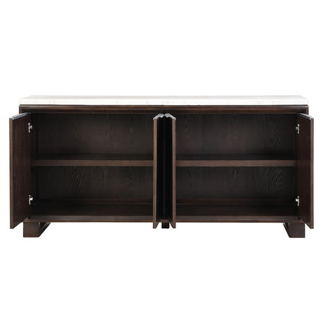 Edwyn Espresso Server w/Marble Top - Ornate Home