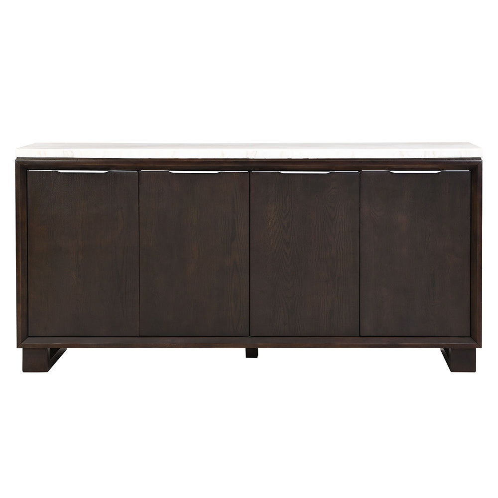 Edwyn Espresso Server w/Marble Top - Ornate Home