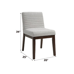 Edwyn Gray & Brown Side Chair (Set of 2) - Ornate Home
