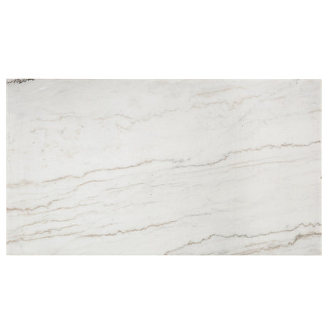 Edwyn White Natural/Brown Dining Table w/ Marble Top - Ornate Home