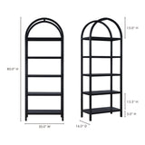 Eero Black Bookcase - Ornate Home
