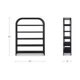 Eero Black Large Bookcase - Ornate Home