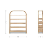 Eero Natural Bookcase Large - Ornate Home