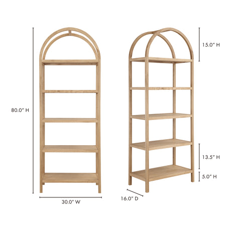Eero Natural Bookcase - Ornate Home