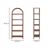 Eero Walnut Bookcase - Ornate Home