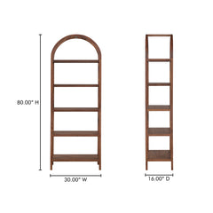 Eero Walnut Bookcase - Ornate Home