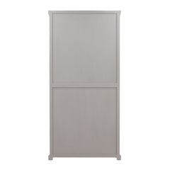 Effie Whitewash Bookcase - Ornate Home