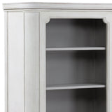 Effie Whitewash Bookcase - Ornate Home