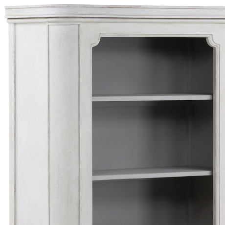 Effie Whitewash Bookcase - Ornate Home