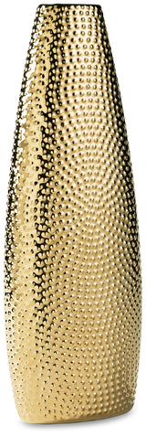 Efim Gold Finish Vase (13.75" H) - Ornate Home