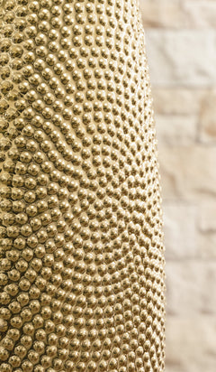 Efim Gold Finish Vase (13.75" H) - Ornate Home