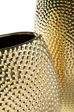 Efim Gold Finish Vase (13.75" H) - Ornate Home