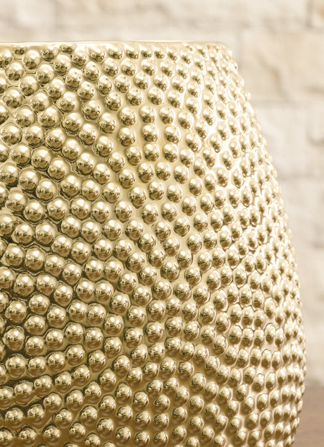 Efim Gold Finish Vase (8" H) - Ornate Home