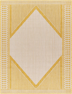 Efrem Mustard Outdoor Carpet Area Rug - Clearance - Ornate Home