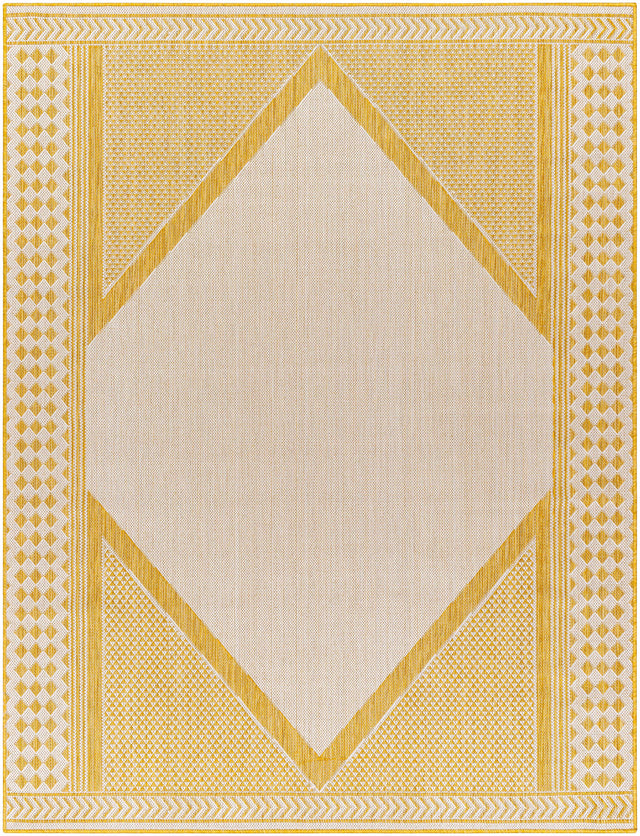 Efrem Mustard Outdoor Carpet Area Rug - Clearance - Ornate Home